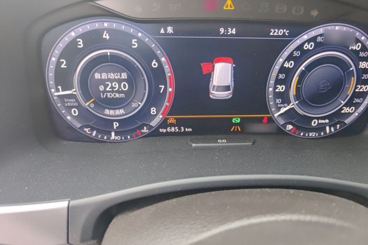 Used Volkswagen Teramont 2017 530 V6 Four-Wheel Drive Flagship Edition Instrument Cluster