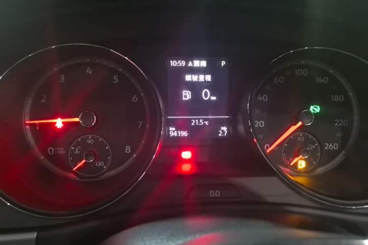 Used Volkswagen Teramont 2017 530 V6 Four-Wheel Drive Luxury Edition Instrument Cluster