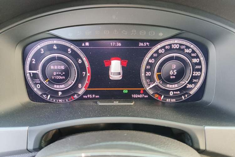 Used Volkswagen Teramont 2017 530 V6 Four-Wheel Drive Supreme Flagship Edition Instrument Cluster