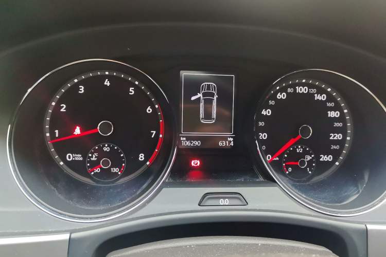 Used Volkswagen Teramont 2017 330TSI Two-Wheel-Drive Luxury Edition Instrument Cluster