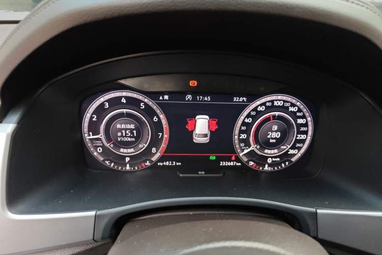 Used Volkswagen Teramont 2017 530 V6 Four-Wheel Drive Flagship Edition Instrument Cluster