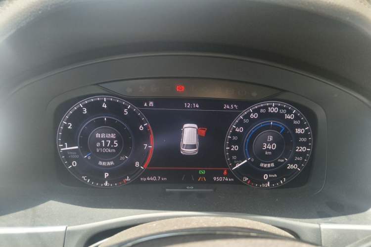 Used Volkswagen Teramont 2017 530 V6 Four-Wheel Drive Supreme Flagship Edition Instrument Cluster