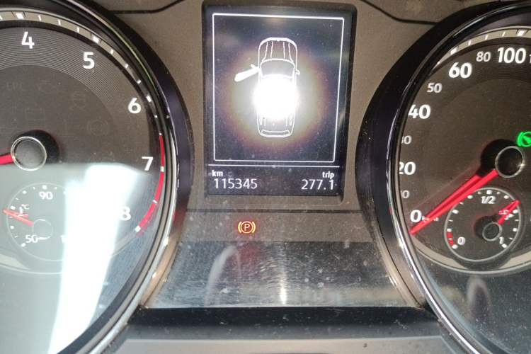 Used Volkswagen Teramont 2017 380TSI Four-Wheel Drive Luxury Edition Odometer Close Up