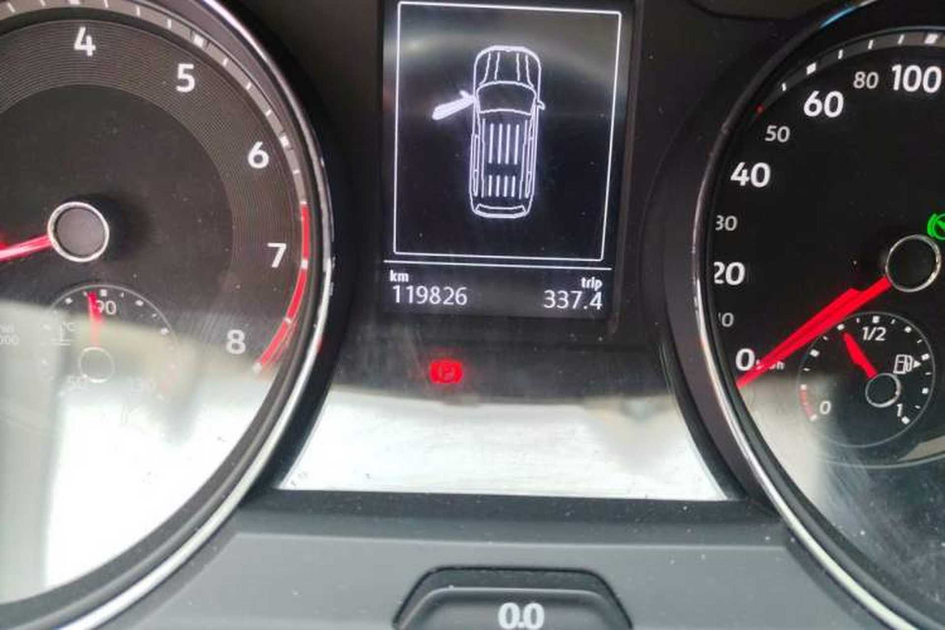 Used Volkswagen Teramont 2017 380TSI Four-Wheel Drive Luxury Edition Odometer Close Up