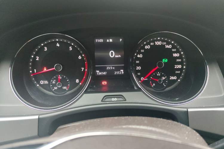 Used Volkswagen Teramont 2017 380TSI Four-Wheel Drive Luxury Edition Odometer Close Up