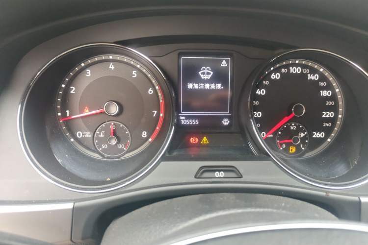 Used Volkswagen Teramont 2017 380TSI Four-Wheel Drive Luxury Edition Odometer Close Up