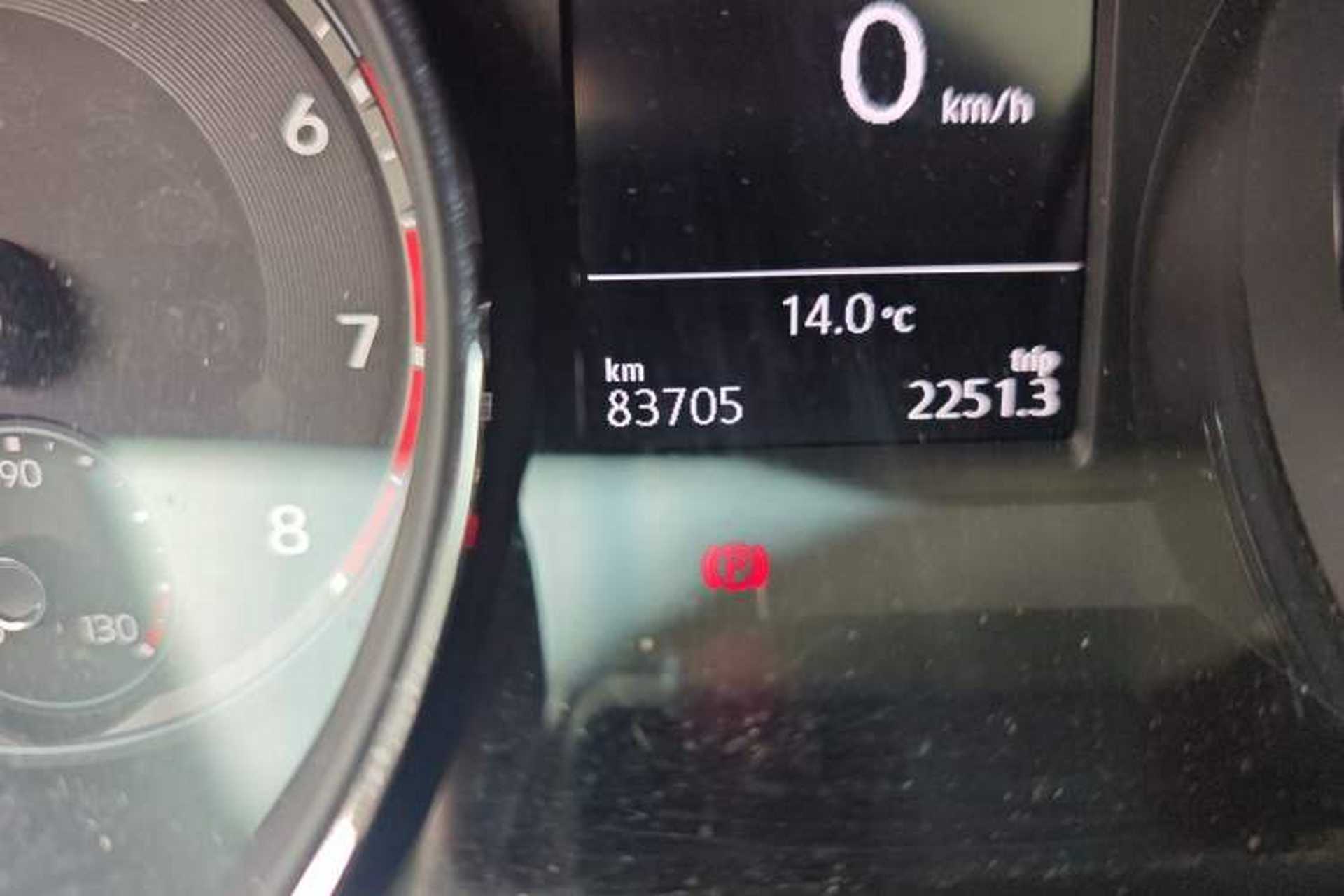 Used Volkswagen Teramont 2017 380TSI Four-Wheel Drive Luxury Edition Odometer Close Up