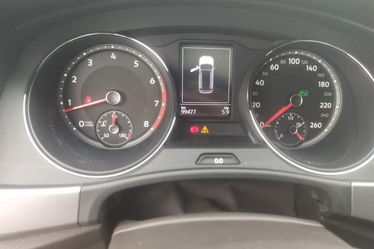 Used Volkswagen Teramont 2017 380TSI Four-Wheel Drive Luxury Edition Odometer Close Up