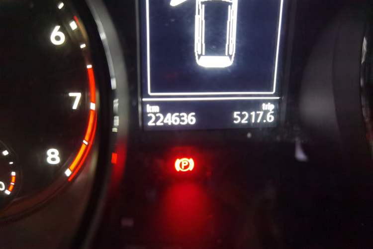 Used Volkswagen Teramont 2017 380TSI Four-Wheel Drive Luxury Edition Odometer Close Up
