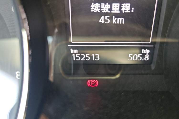 Used Volkswagen Teramont 2017 380TSI Four-Wheel Drive Luxury Edition Odometer Close Up