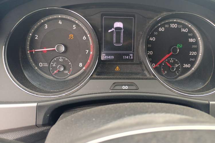 Used Volkswagen Teramont 2017 380TSI Four-Wheel Drive Luxury Edition Odometer Close Up