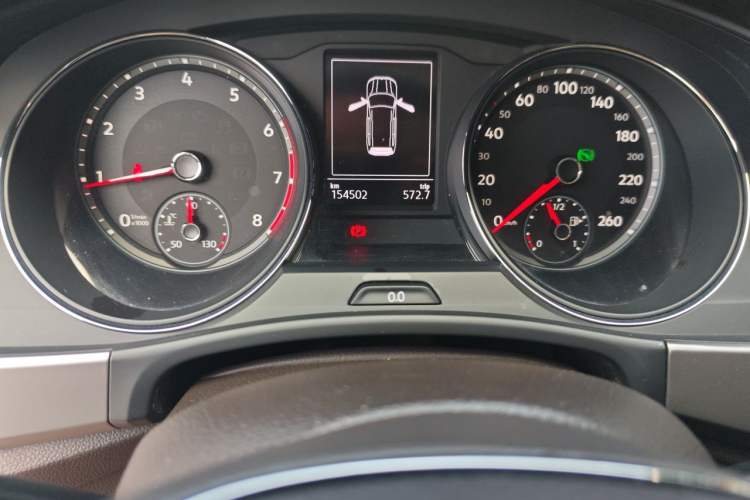 Used Volkswagen Teramont 2017 380TSI Four-Wheel Drive Luxury Edition Odometer Close Up