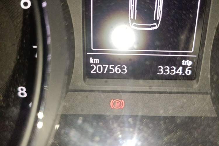 Used Volkswagen Teramont 2017 380TSI Four-Wheel Drive Luxury Edition Odometer Close Up