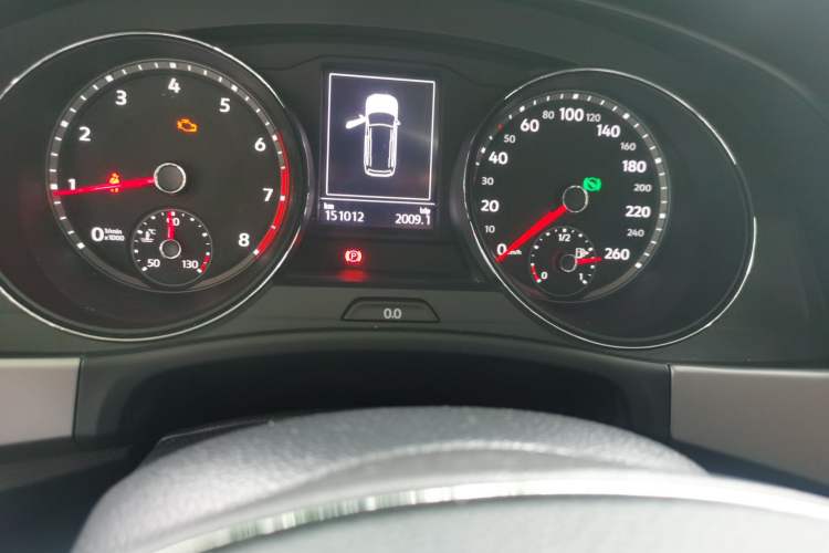 Used Volkswagen Teramont 2017 380TSI Four-Wheel Drive Luxury Edition Odometer Close Up