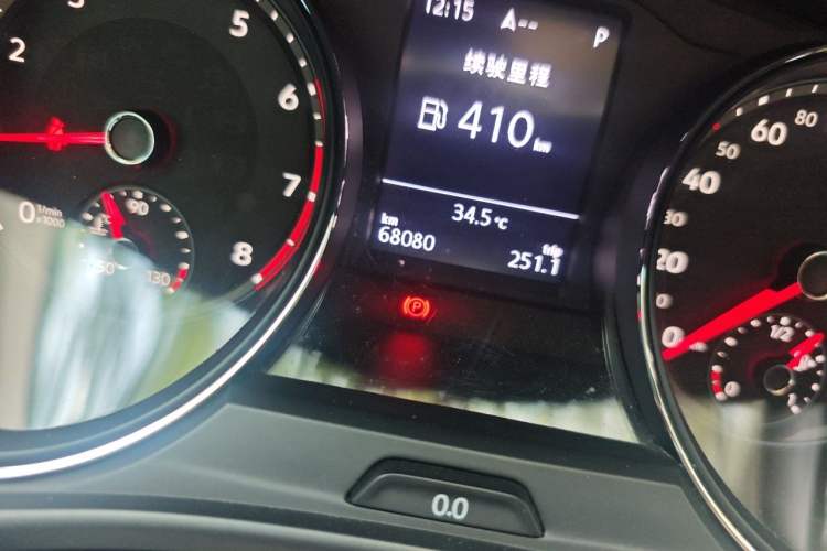 Used Volkswagen Teramont 2017 380TSI Four-Wheel Drive Luxury Edition Odometer Close Up