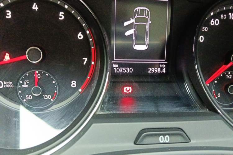 Used Volkswagen Teramont 2017 380TSI Four-Wheel Drive Luxury Edition Odometer Close Up