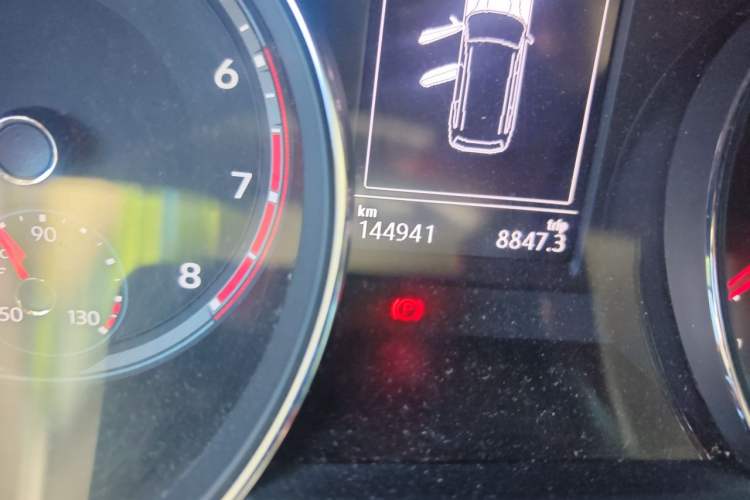 Used Volkswagen Teramont 2017 380TSI Four-Wheel Drive Luxury Edition Odometer Close Up