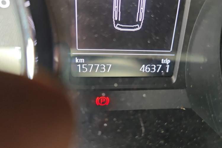 Used Volkswagen Teramont 2017 380TSI Four-Wheel Drive Luxury Edition Odometer Close Up