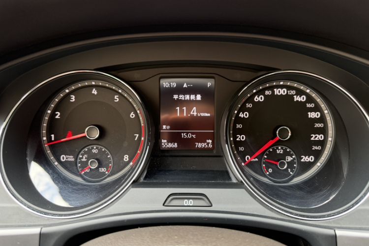 Used Volkswagen Teramont 2017 380TSI Four-Wheel Drive Luxury Edition Odometer Close Up