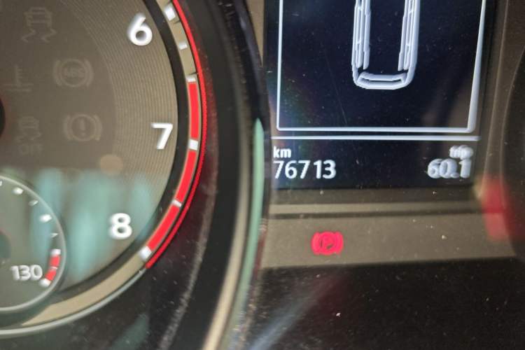 Used Volkswagen Teramont 2017 380TSI Four-Wheel Drive Luxury Edition Odometer Close Up