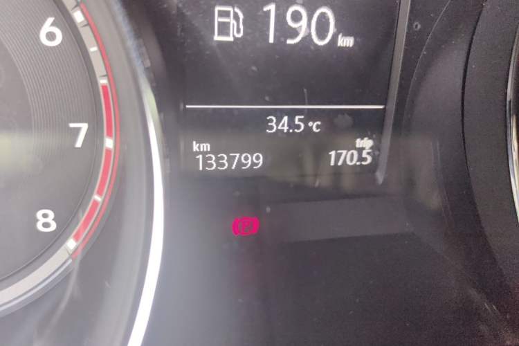 Used Volkswagen Teramont 2017 380TSI Four-Wheel Drive Luxury Edition Odometer Close Up
