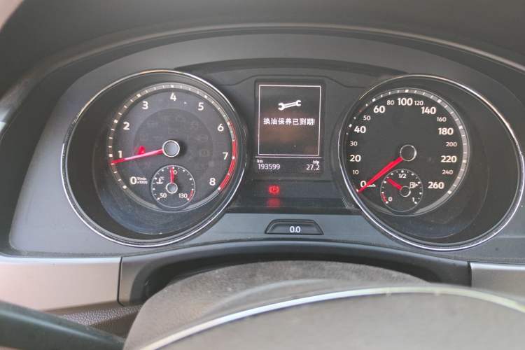 Used Volkswagen Teramont 2017 380TSI Four-Wheel Drive Luxury Edition Odometer Close Up
