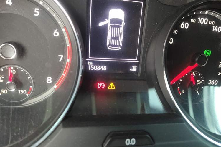 Used Volkswagen Teramont 2017 380TSI Four-Wheel Drive Luxury Edition Odometer Close Up