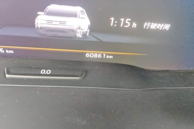 Used Volkswagen Teramont 2017 530 V6 Four-Wheel Drive Flagship Edition Odometer Close Up