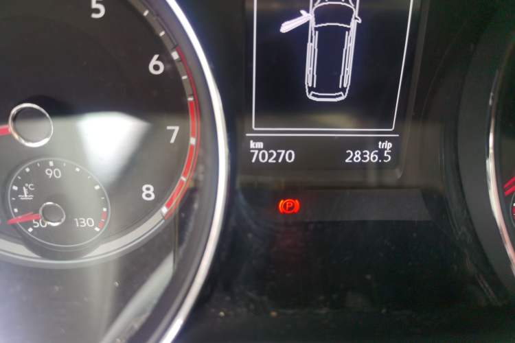 Used Volkswagen Teramont 2017 380TSI Four-Wheel Drive Luxury Edition Odometer Close Up