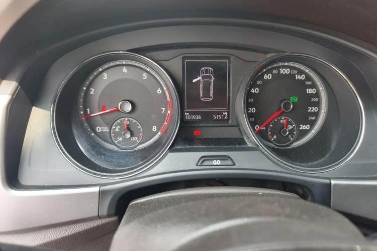 Used Volkswagen Teramont 2017 380TSI Four-Wheel Drive Luxury Edition Odometer Close Up