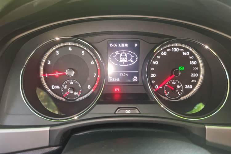 Used Volkswagen Teramont 2017 380TSI Four-Wheel Drive Luxury Edition Odometer Close Up