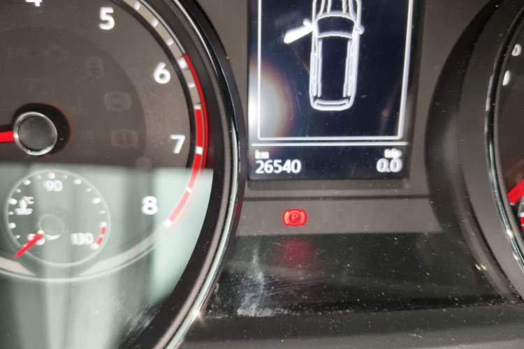 Used Volkswagen Teramont 2017 380TSI Four-Wheel Drive Luxury Edition Odometer Close Up