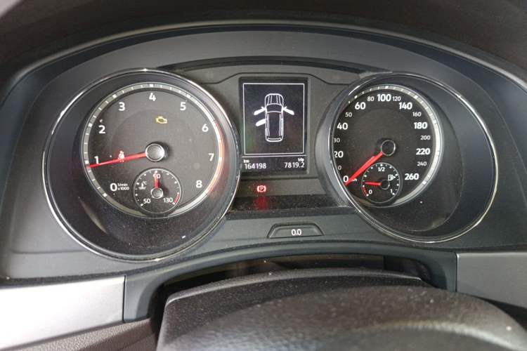 Used Volkswagen Teramont 2017 380TSI Four-Wheel Drive Luxury Edition Odometer Close Up