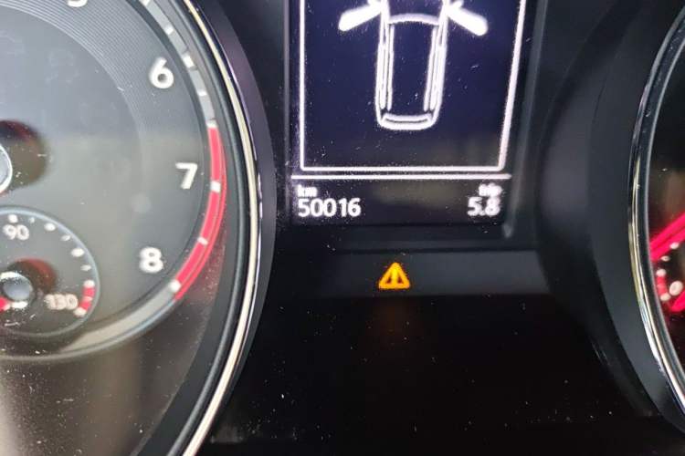 Used Volkswagen Teramont 2017 380TSI Four-Wheel Drive Luxury Edition Odometer Close Up