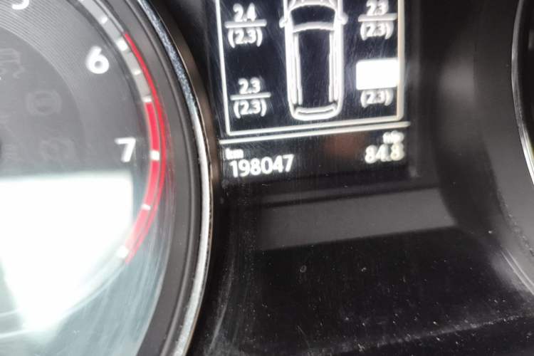 Used Volkswagen Teramont 2017 380TSI Four-Wheel Drive Luxury Edition Odometer Close Up