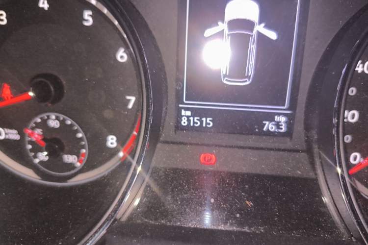 Used Volkswagen Teramont 2017 380TSI Four-Wheel Drive Luxury Edition Odometer Close Up