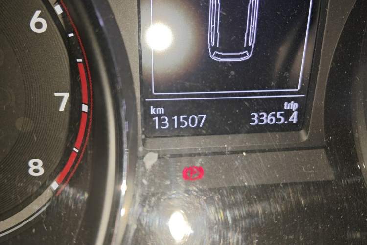 Used Volkswagen Teramont 2017 380TSI Four-Wheel Drive Luxury Edition Odometer Close Up