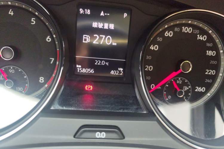 Used Volkswagen Teramont 2017 380TSI Four-Wheel Drive Luxury Edition Odometer Close Up