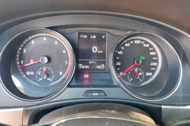 Used Volkswagen Teramont 2017 380TSI Four-Wheel Drive Luxury Edition Odometer Close Up