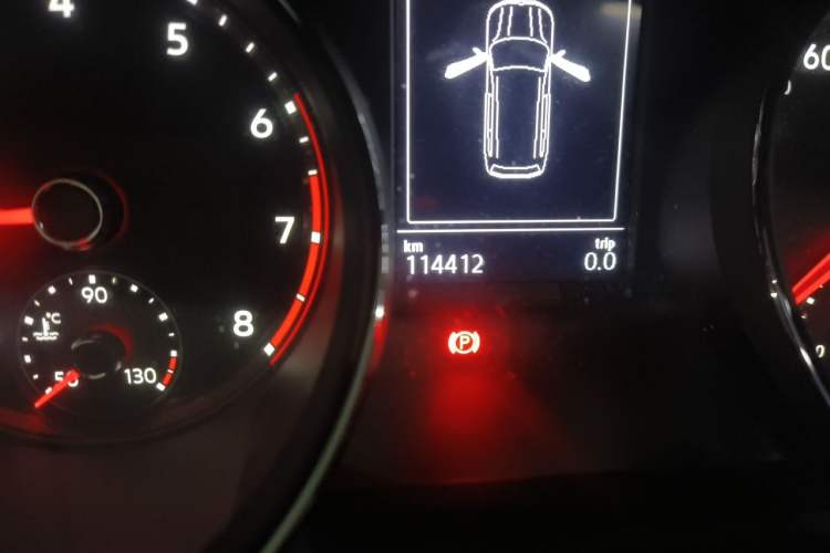 Used Volkswagen Teramont 2017 380TSI Four-Wheel Drive Luxury Edition Odometer Close Up