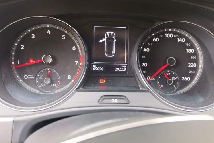 Used Volkswagen Teramont 2017 380TSI Four-Wheel Drive Luxury Edition Odometer Close Up