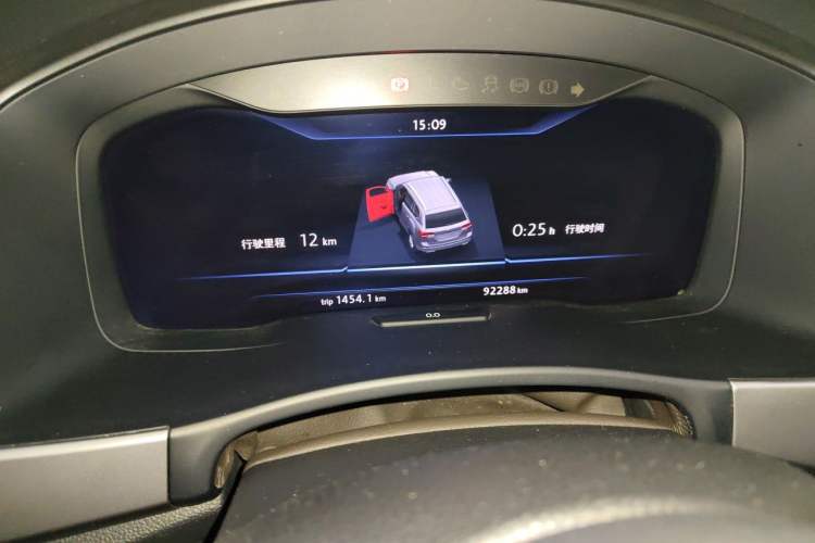 Used Volkswagen Teramont 2017 380TSI Four-Wheel Drive Comfort Edition Odometer Close Up