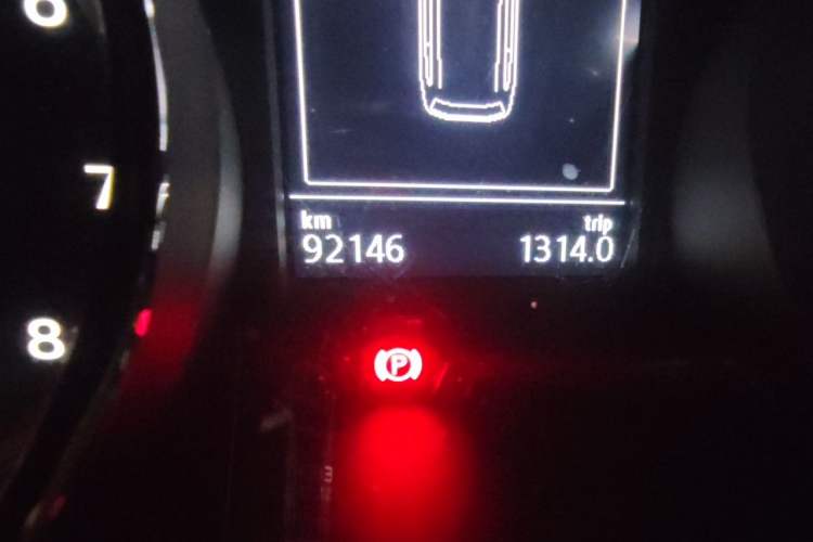 Used Volkswagen Teramont 2017 380TSI Four-Wheel Drive Luxury Edition Odometer Close Up