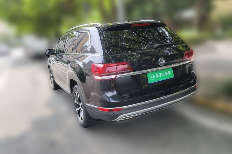 Used Volkswagen Teramont 2017 380TSI Four-Wheel Drive Luxury Edition Rear Left 45 Deg