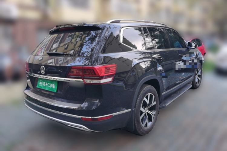 Used Volkswagen Teramont 2017 380TSI Four-Wheel Drive Luxury Edition Rear Right 45 Deg