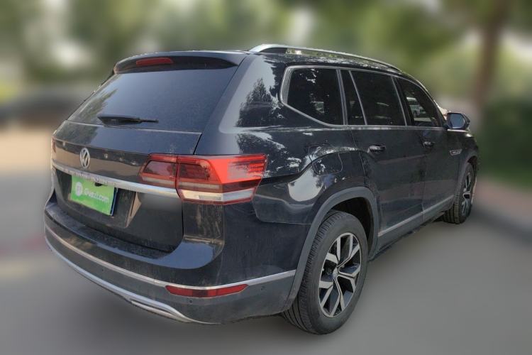 Used Volkswagen Teramont 2017 380TSI Four-Wheel Drive Luxury Edition Rear Right 45 Deg