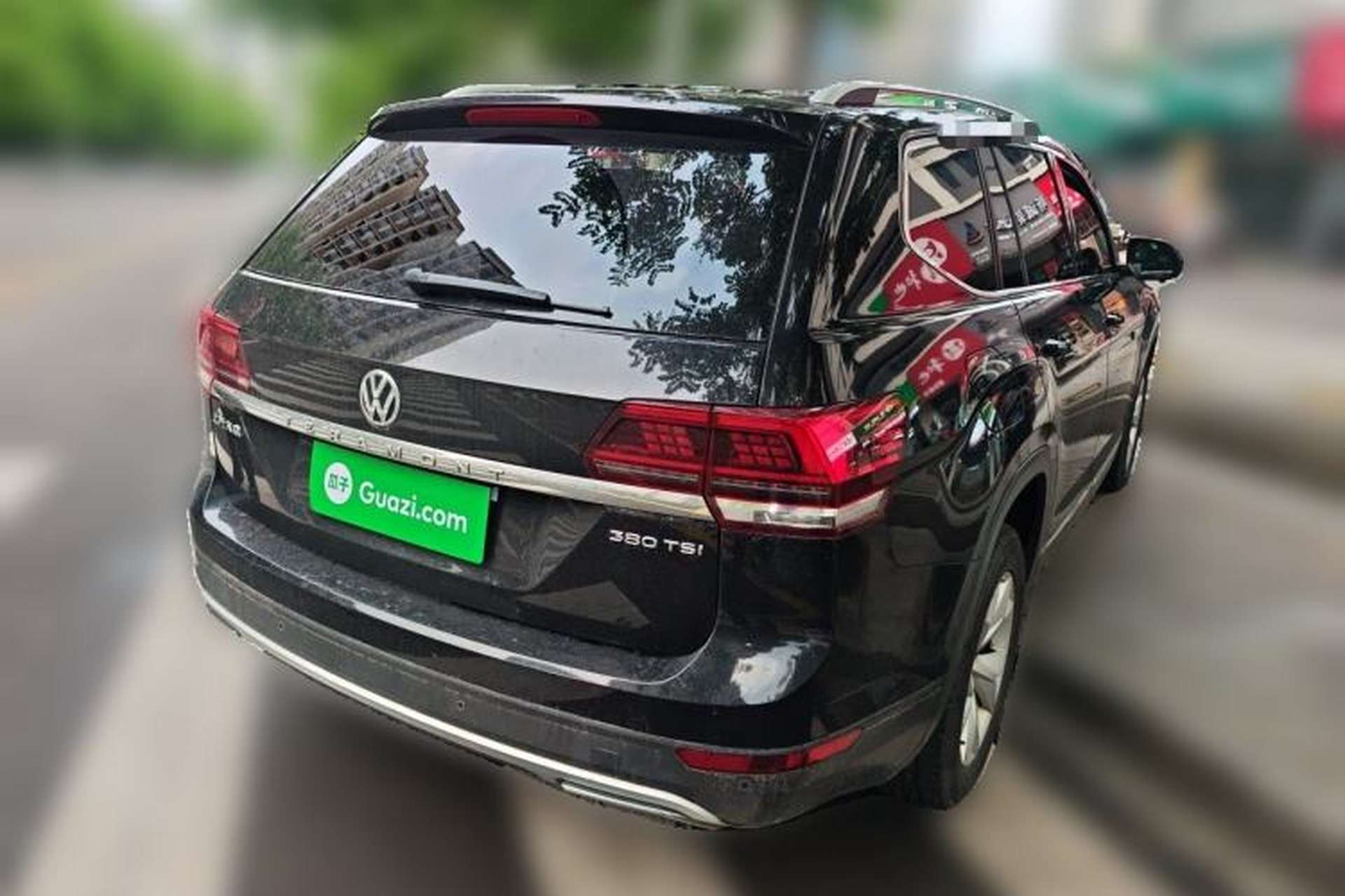 Used Volkswagen Teramont 2017 380TSI Four-Wheel Drive Comfort Edition Rear Right 45 Deg
