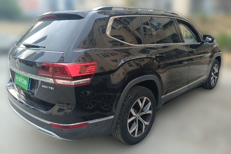 Used Volkswagen Teramont 2017 380TSI Four-Wheel Drive Luxury Edition Rear Right 45 Deg