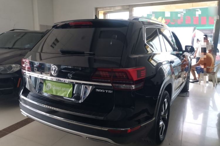 Used Volkswagen Teramont 2017 380TSI Four-Wheel Drive Luxury Edition Rear Right 45 Deg