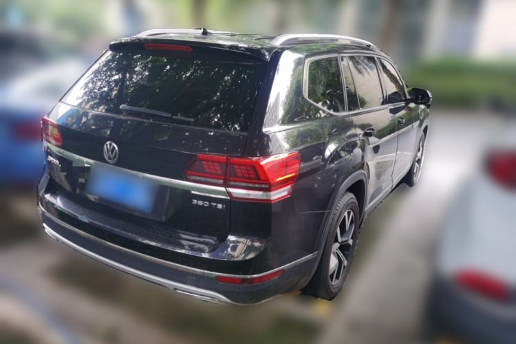 Used Volkswagen Teramont 2017 380TSI Four-Wheel Drive Luxury Edition Rear Right 45 Deg